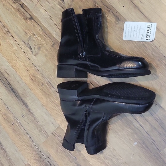 HY-TEST Executive Oil-Resistant Black Leather Upper Work Boots - As Is - Picture 9 of 17